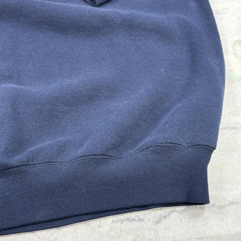 Vintage Crable Sportswear‎ NOTRE DAME Embroidered Navy SweatShirt Unisex Size M